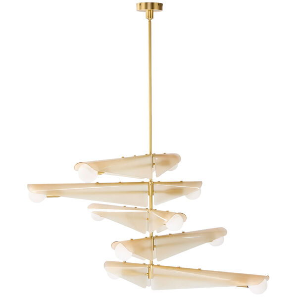 Sycamore 5 Ceiling Lamp Brass / Dusk Pink