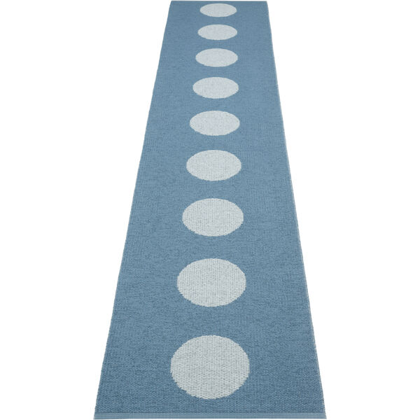 Vera Pop Teppe 70x360 cm River Blue / Blue Fog