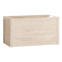 Opbevaringskasse 30x60 cm Hvid / Varm Grå