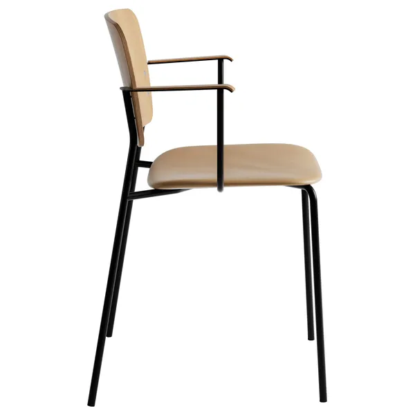 Mono Black Base/armrests/Oak/Elmosoft 43054