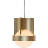 Loop Single Ceiling Lamp with Sphere IV Gold