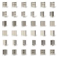 Store Skåp 90x110 cm Pebble Grey