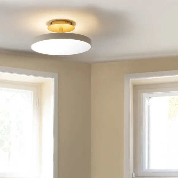 Asteria Up Taklampe Medium Pearl White