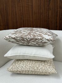 Norell Pude 50x50 cm Beige / Leopard