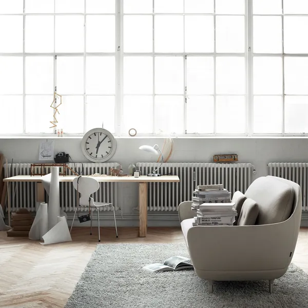 Kaiser Idell 6631-T Luxus Bordlampe Hvit