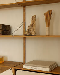 Library Hylde 1852cm Stål/Eg