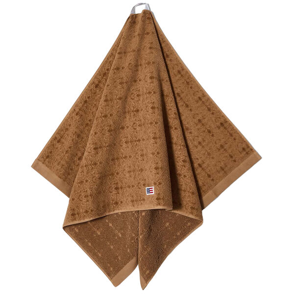 Jacquard Velourhandduk 100x150 cm Fudge