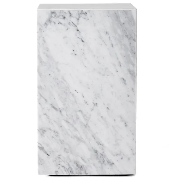 Plinth Tall Sivupöytä 51x30 cm Carrara Marmori