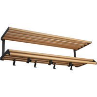 Tamburin Hattehylle 60cm Svart/ Eik