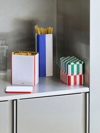 Blikdåse Høj Blå / Offwhite