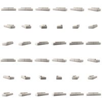 Grand 4-Personers Sofa åbne ender Moon White