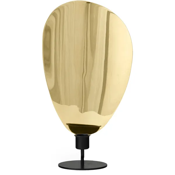 Flambeau Lysestager Grå/Bronzeret Messing
