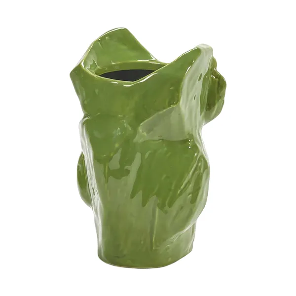 After Midnight Owl vase M Green