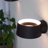 Cookie Vägglampa Ø15 cm Svart