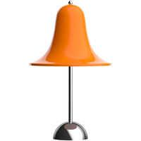 Pantop Bordslampa Portabel Ø18 Krom / Vivid Orange