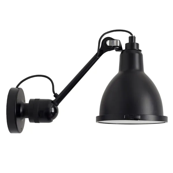 Lampe Gras N°304 XL Outdoor Seaside Wall Lamp Black