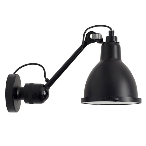 Lampe Gras N°304 XL Outdoor Seaside Wall Lamp Black