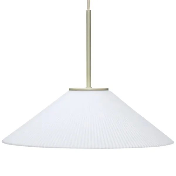 Solid Pendant Lamp Ø44 cm White/Sand