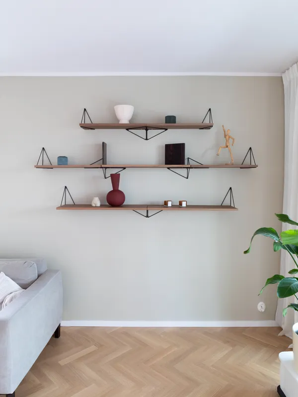 Pythagoras Hyllplan 60 cm Valnöt