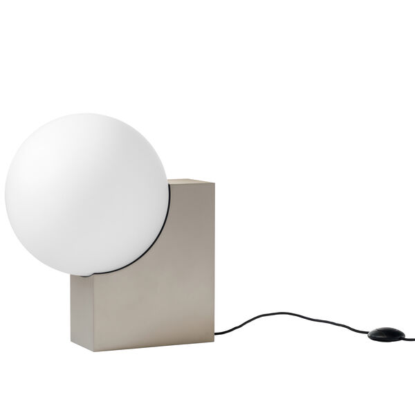 Journey SHY4 Gulvlampe Børstet Stål / Opalglas