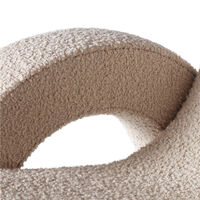 Arco Loungefåtölj Liten Bouclé Beige