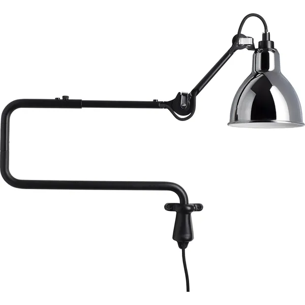 La Lampe Gras N°303 Væglampe Sort / Krom