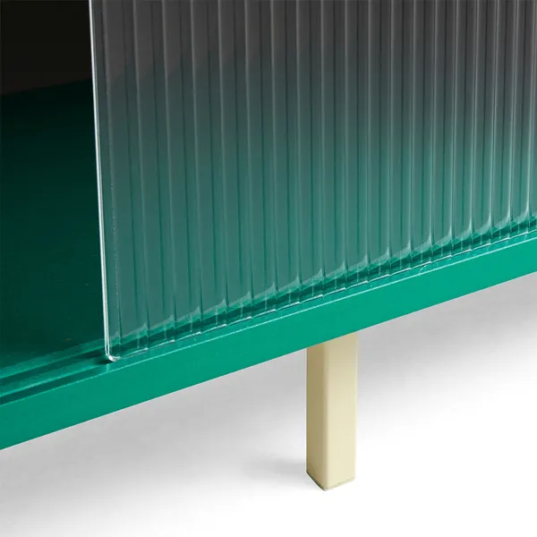 Colour Cabinet Sidebord Glasdør 180 cm / Multi