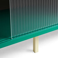 Colour Cabinet Sidebord Glasdør 180 cm / Multi