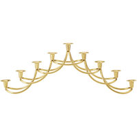 Harmony Menorah Lysestage 18K Guldbelagt