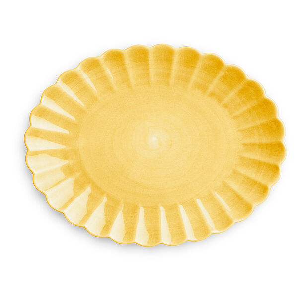 Oyster Fat 35x30 cm Gul