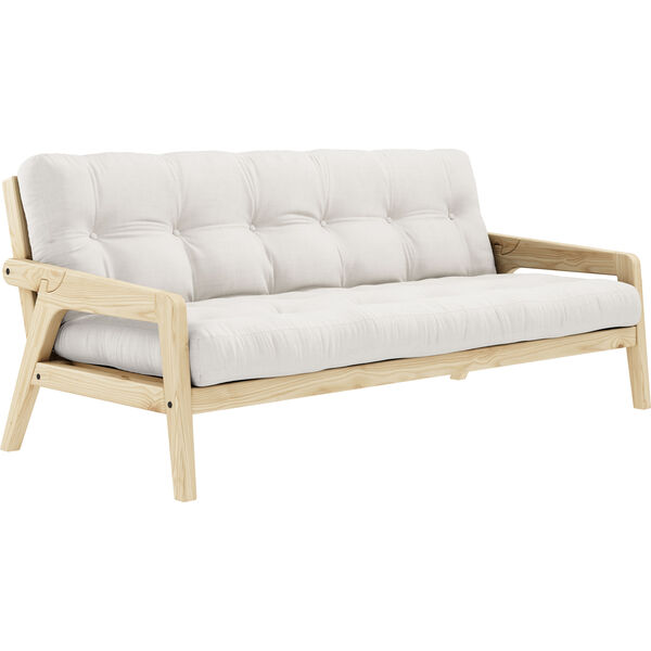 Grab Sovesofa Med Madras Klarlakeret / Naturlig
