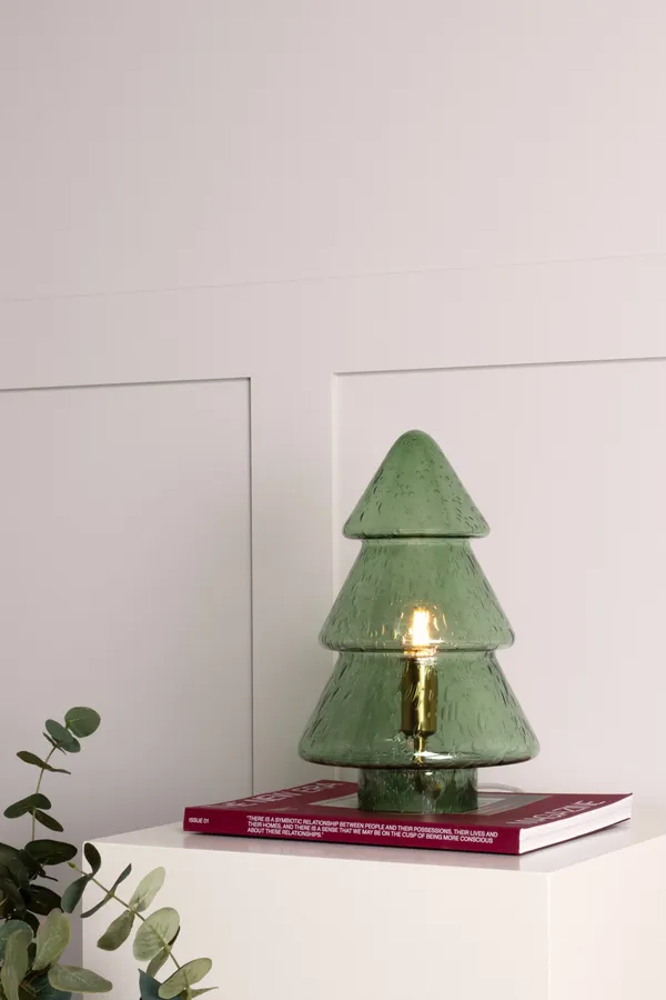 Gran Bordlampe 20 cm Grønn