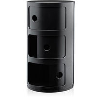 Componibili Classic Oppbevaring med 3 Rom Sort