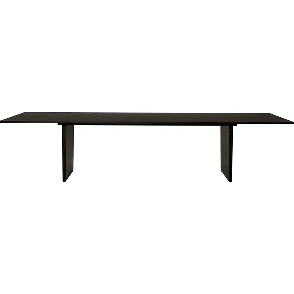Private Matbord 320 cm Svartbetsad Ask