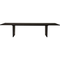 Private Matbord 320 cm Svartbetsad Ask