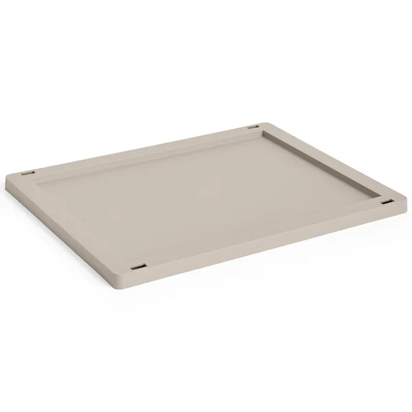 Colour Crate Plastic Medium Lock Warm Grey