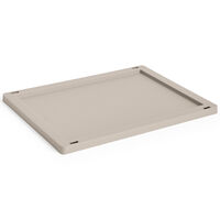 Colour Crate Plastic Medium Lock Warm Grey
