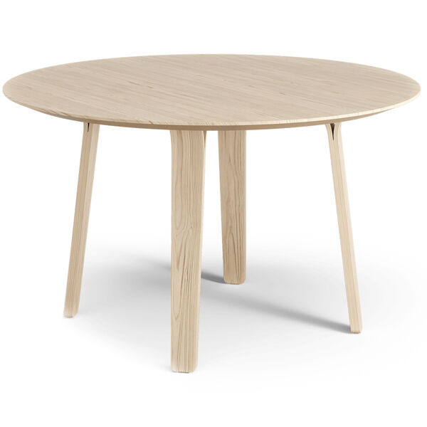 Divido Ruokapöytä Ø120 cm Kirkaslakattu Saarni