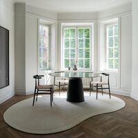 Residue Ullteppe 180x270 cm Benhvit