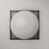 Observe Soffbord 89x89 cm Rökfärgat Glas / Spegelglas