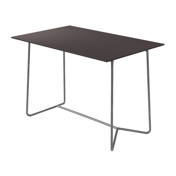 High Tech Bord 70x110 cm Trækulsfarvet / Varmgalvaniseret Stål