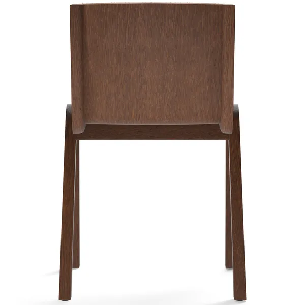 Ready Stol Klädd Framsida Mörkbetsad Ek / Bouclé 02