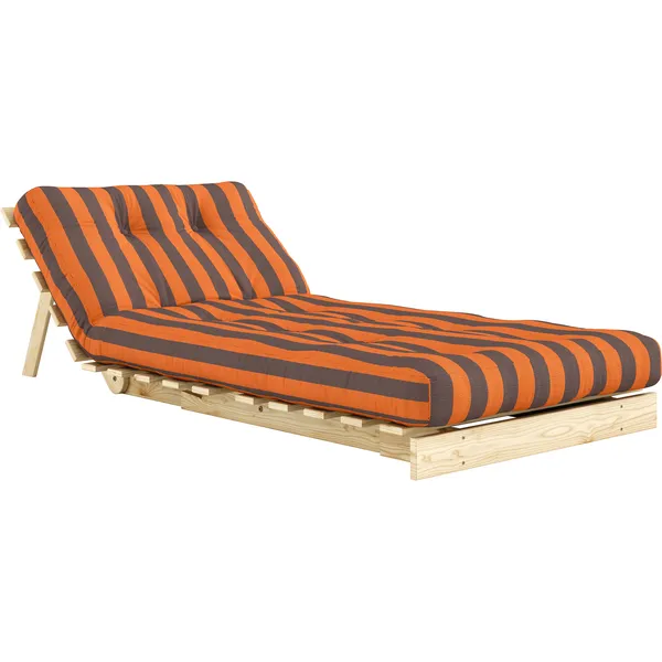 Roots Sovesofa 90x200 cm Orange / Brun
