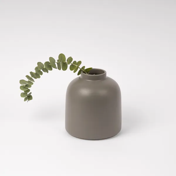 Omar Vase 22 cm Smoke Green