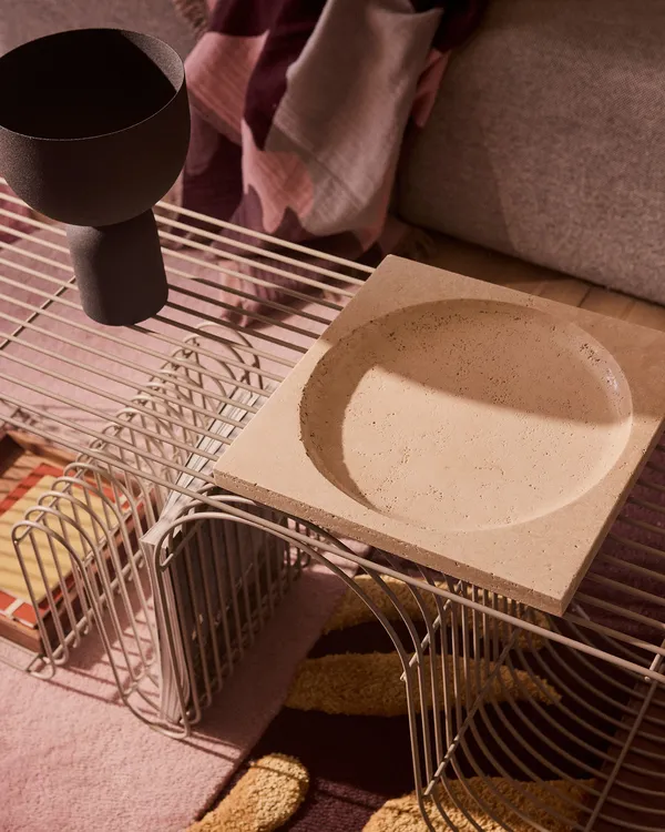 Curva Bänk Taupe