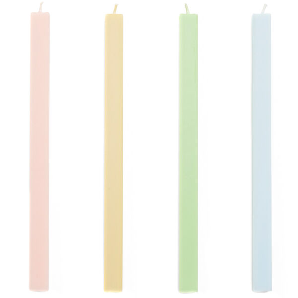 Square Stearinlys 4-pk Fresh