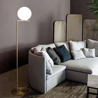 IC Lights F1 Gulvlampe Børstet Messing