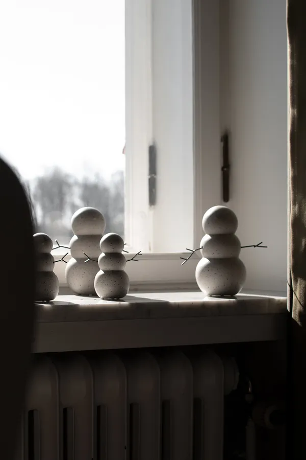 Snowman Juldekoration 11 cm Mole Dot