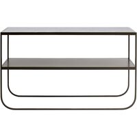 Tati Console 120 Carrara Marble Char