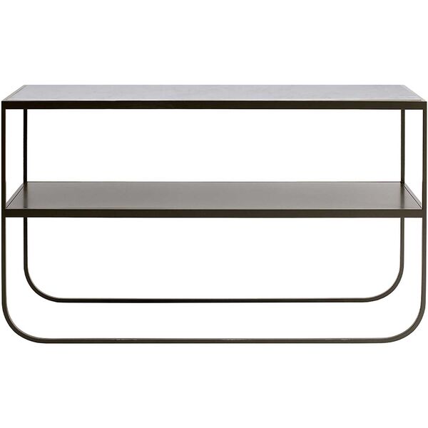 Tati Console 120 Carrara Marble Char